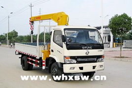 供應(yīng)2噸隨車吊平板車，湖北隨州程力廠家直銷